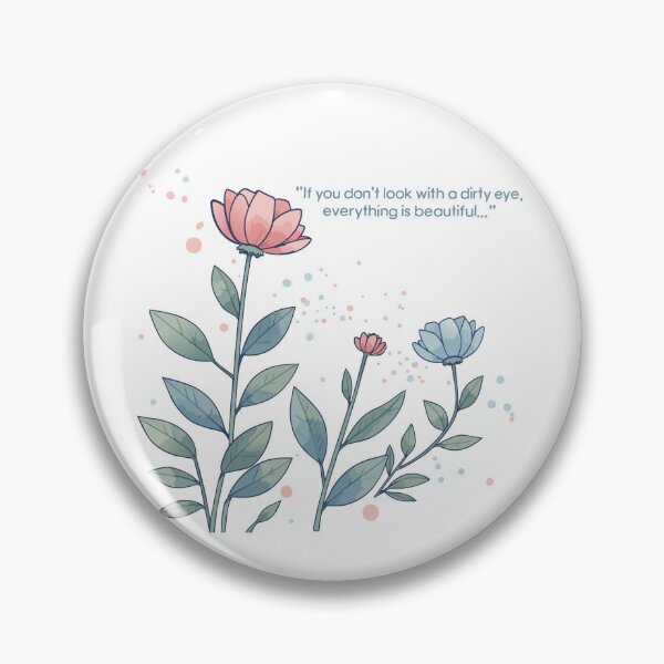 Item preview, Clean Eyes Bloom – Pastel Minimal Flowers designed and sold by zoliartdesign.