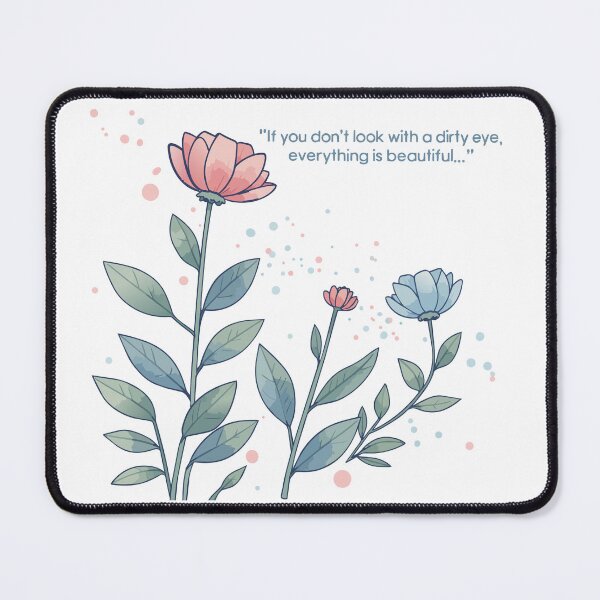 Item preview, Clean Eyes Bloom – Pastel Minimal Flowers designed and sold by zoliartdesign.