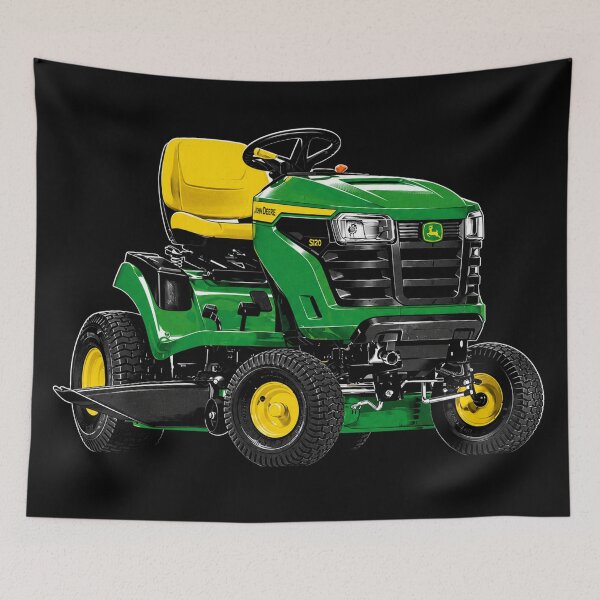 Item preview, John Deere S120 Riding Lawn Tractor – Green & Yellow Mower Art designed and sold by Stinky Lincy's Apparel Company.