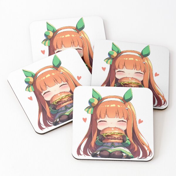 Item preview, Silence Suzuka Uma Musume Pretty Derby Chibi Burger Bliss designed and sold by Dashsopaner.