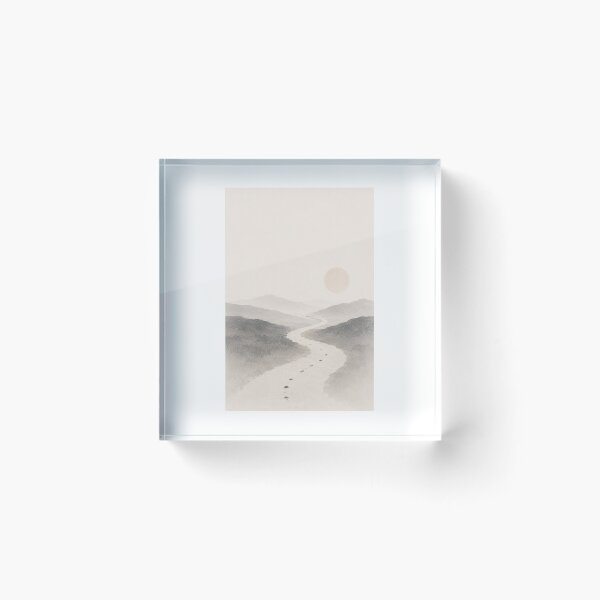 Item preview, Silent Return | Minimal Nordic Path Illustration designed and sold by Norvian.