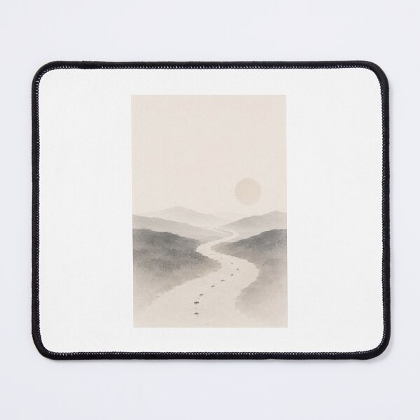 Item preview, Silent Return | Minimal Nordic Path Illustration designed and sold by Norvian.