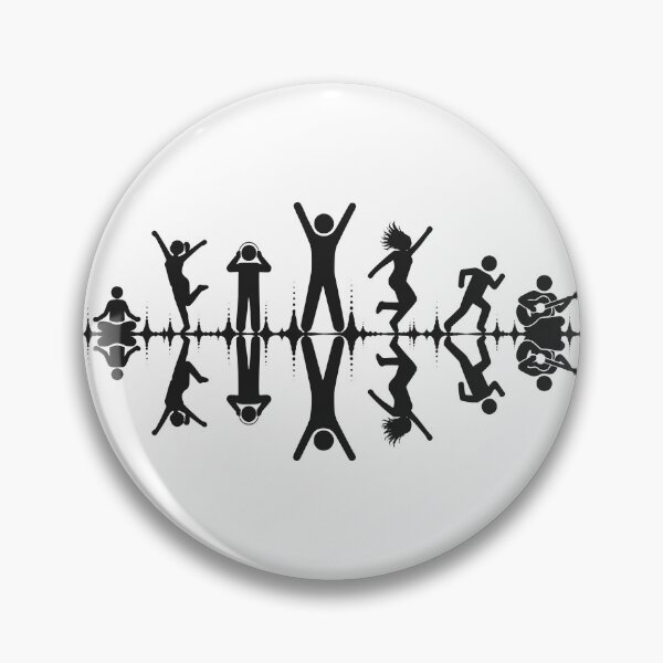 Item preview, Soundwave, people, music, silhouette designed and sold by Pommes im Bett.