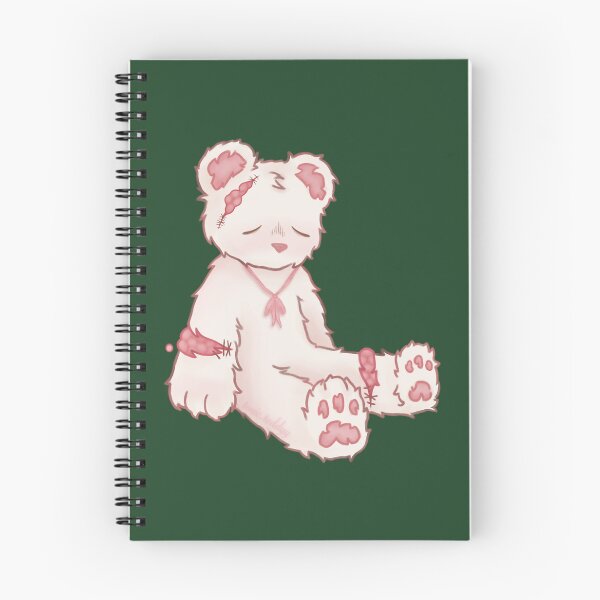 Item preview, Tired Teddybear W Brust Stitches Sticker designed and sold by ForestLibrary.