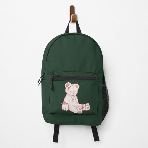 Item preview, Tired Teddybear W Brust Stitches Sticker designed and sold by ForestLibrary.