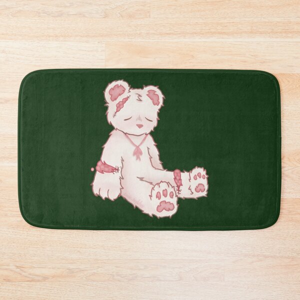 Item preview, Tired Teddybear W Brust Stitches Sticker designed and sold by ForestLibrary.