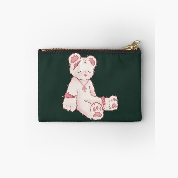 Item preview, Tired Teddybear W Brust Stitches Sticker designed and sold by ForestLibrary.