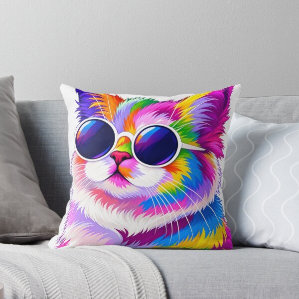 Item preview, Colorful Rainbow Cat designed and sold by FritschBryana.