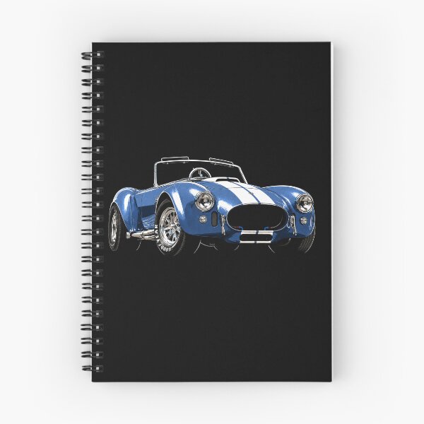 Item preview, Blue Shelby Cobra 427 Roadster – Classic White Stripe Car Art designed and sold by Stinky Lincy's Apparel Company.