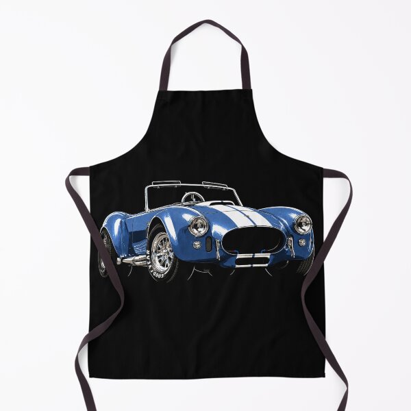 Item preview, Blue Shelby Cobra 427 Roadster – Classic White Stripe Car Art designed and sold by Stinky Lincy's Apparel Company.