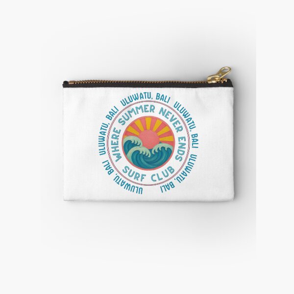 Item preview, Uluwatu Bali Surf Club Retro Sun & Wave Badge designed and sold by DonnaRaine.