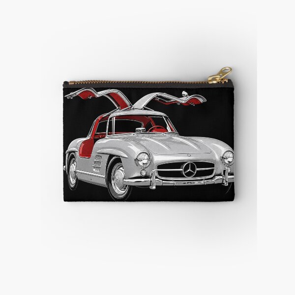 Item preview, Mercedes-Benz 300 SL Gullwing – Silver Classic Sports Car Art designed and sold by Stinky Lincy's Apparel Company.