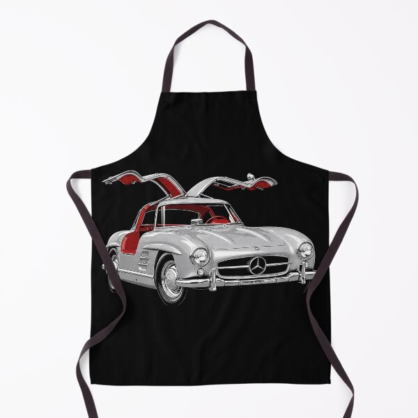 Item preview, Mercedes-Benz 300 SL Gullwing – Silver Classic Sports Car Art designed and sold by Stinky Lincy's Apparel Company.