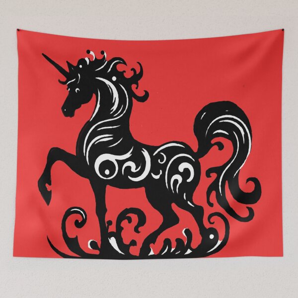 Item preview, Black Unicorn designed and sold by ViaARTfactory.