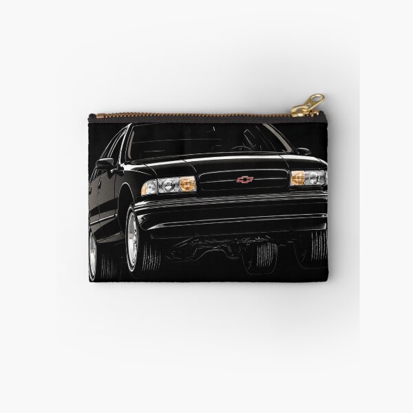 Item preview, Chevrolet Impala SS – Black 90s Muscle Sedan Art designed and sold by Stinky Lincy's Apparel Company.