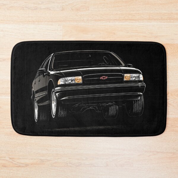 Item preview, Chevrolet Impala SS – Black 90s Muscle Sedan Art designed and sold by Stinky Lincy's Apparel Company.