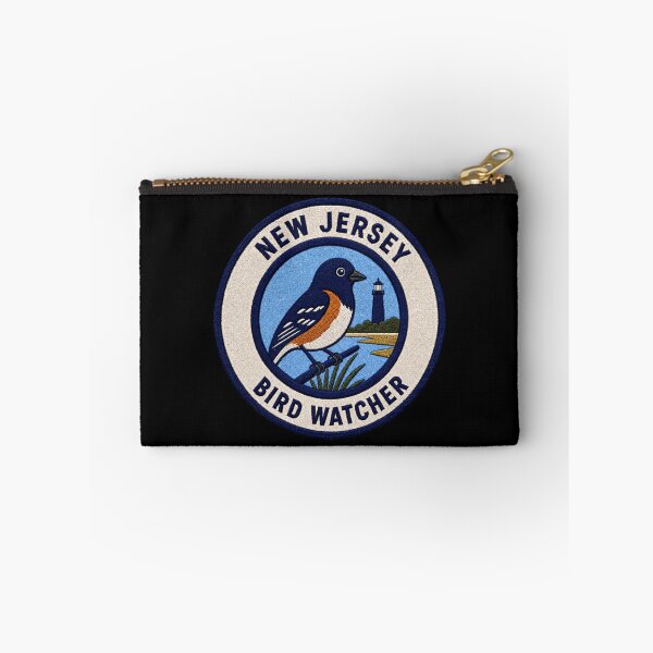 Item preview, New Jersey Bird Watcher Eastern Towhee Coastal Patch designed and sold by The-Drip-Studio.