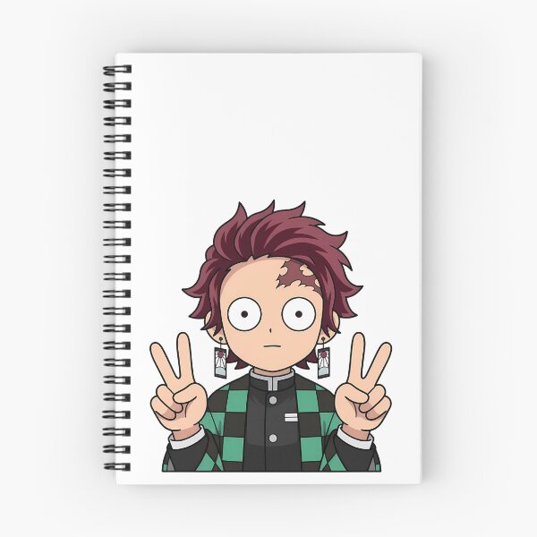 Item preview, Tanjiro Kamado Demon Slayer Friendly Peace Pose designed and sold by Dashsopaner.
