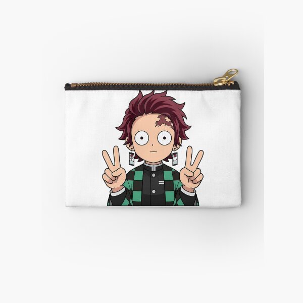 Item preview, Tanjiro Kamado Demon Slayer Friendly Peace Pose designed and sold by Dashsopaner.