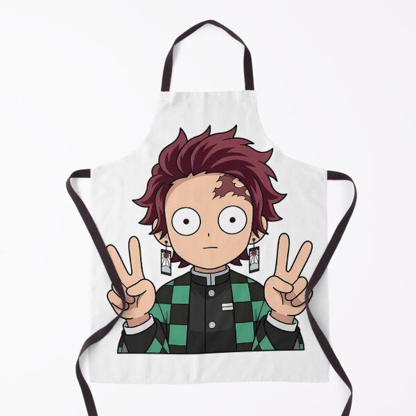 Item preview, Tanjiro Kamado Demon Slayer Friendly Peace Pose designed and sold by Dashsopaner.