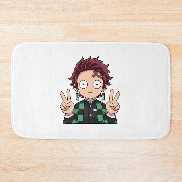 Item preview, Tanjiro Kamado Demon Slayer Friendly Peace Pose designed and sold by Dashsopaner.
