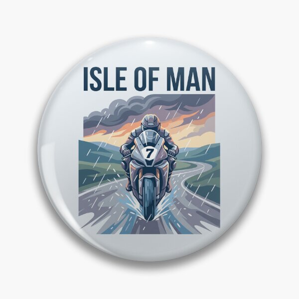 Item preview, Isle of Man TT Rain Race Wet Track Superbike Motorcycle designed and sold by KiwiRider.