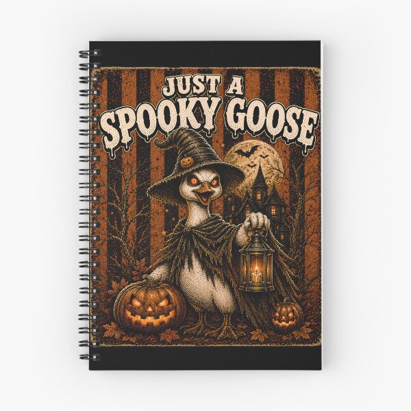 Item preview, Just a Spooky Goose Halloween Witch Classic T-Shirt  designed and sold by podlook.