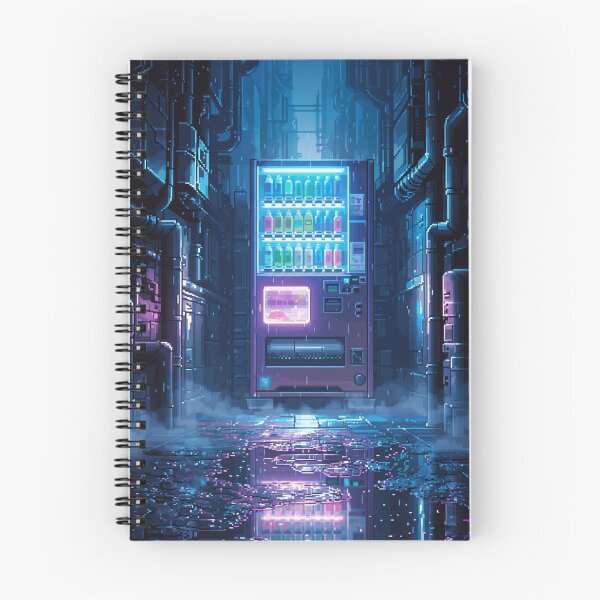 Item preview, Cyberpunk Vending Machine Pixel Art designed and sold by NijiWorld.
