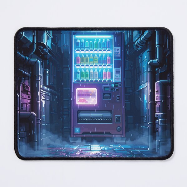 Item preview, Cyberpunk Vending Machine Pixel Art designed and sold by NijiWorld.