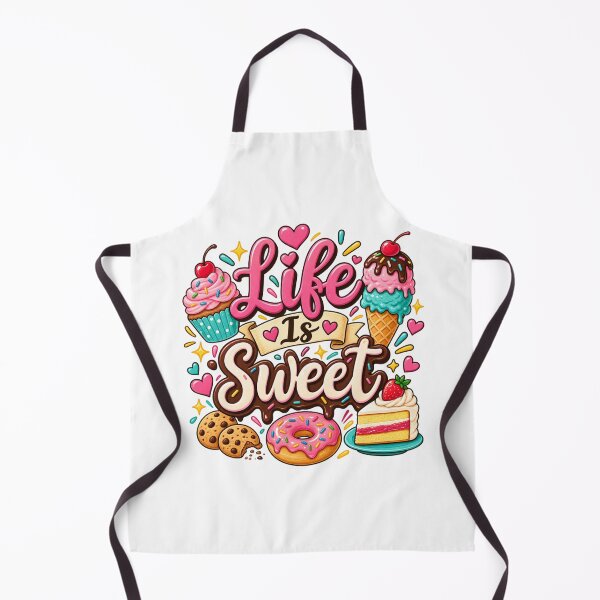 Item preview, Life Is Sweet – Cute Dessert Lover Design designed and sold by RJACreative.