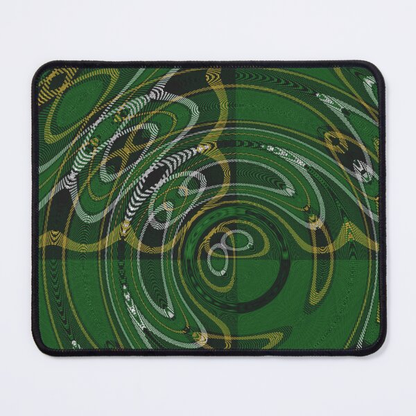 Item preview, Irish National Tartan Drunk Ripple Fractartan  designed and sold by Cathedral of Curiosity.