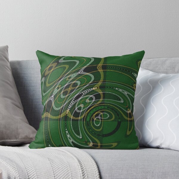 Item preview, Irish National Tartan Drunk Ripple Fractartan  designed and sold by Cathedral of Curiosity.