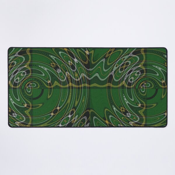 Item preview, Irish National Tartan Drunk Ripple Fractartan  designed and sold by Cathedral of Curiosity.