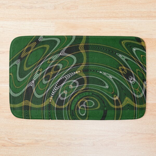 Item preview, Irish National Tartan Drunk Ripple Fractartan  designed and sold by Cathedral of Curiosity.
