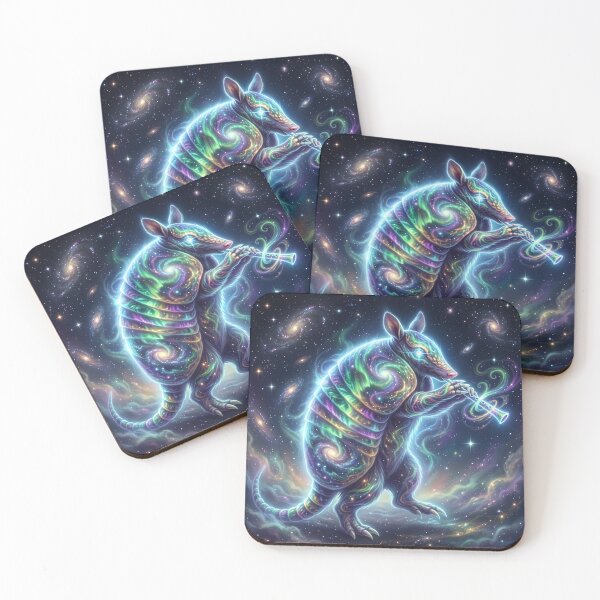 Item preview, Celestial Armadillo Kokopelli designed and sold by Tridentulus.