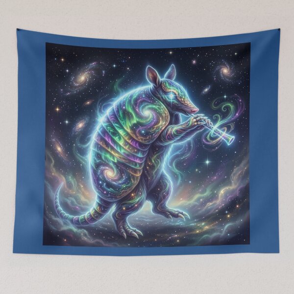 Item preview, Celestial Armadillo Kokopelli designed and sold by Tridentulus.