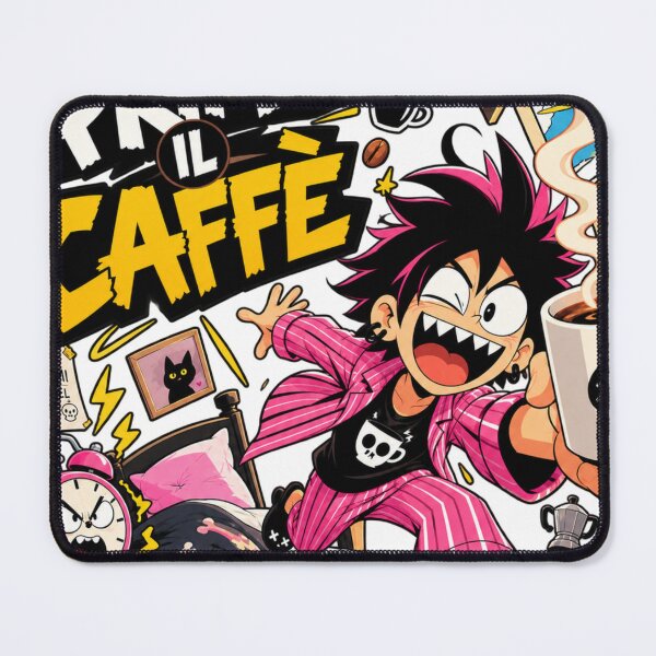 Artikelvorschau, Prima il Caffè – Coffee First Anime Cartoon Design entworfen und verkauft von MindForgeDesign.