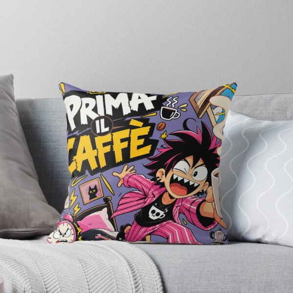 Item preview, Prima il Caffè – Coffee First Anime Cartoon Design designed and sold by MindForgeDesign.