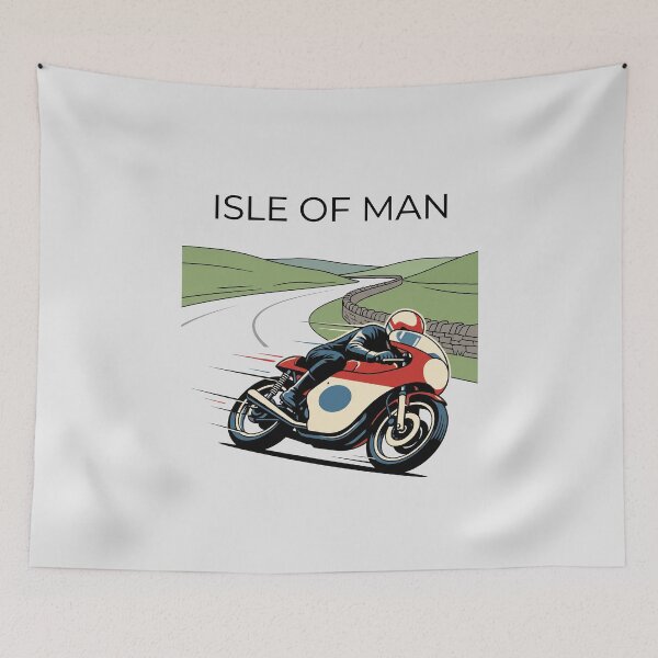 Item preview, Isle of Man TT Classic Cafe Racer Vintage Road Race designed and sold by KiwiRider.