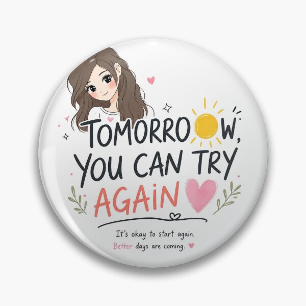 Item preview, Tomorrow You Can Try Again designed and sold by itxelaraStudio.
