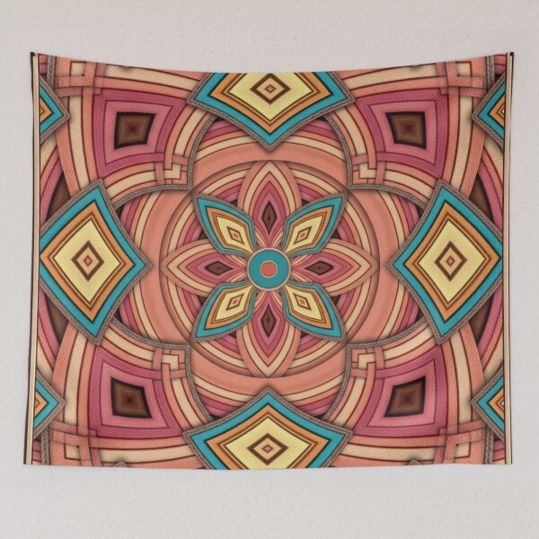 Item preview, Flower Mandala designed and sold by Dancingrabbit Studio.