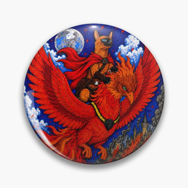 Item preview, Phoenix Rider — Cat of the Burning Kingdom designed and sold by LakeshoreLegendsAndLight .