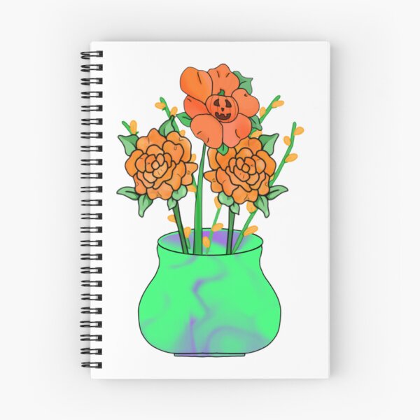 Item preview, Pumpkin flowers in an vase  designed and sold by Artistkhg.