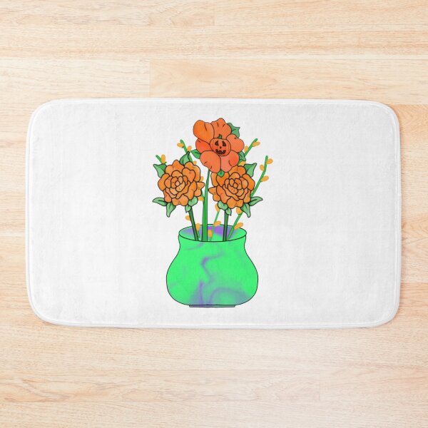 Item preview, Pumpkin flowers in an vase  designed and sold by Artistkhg.