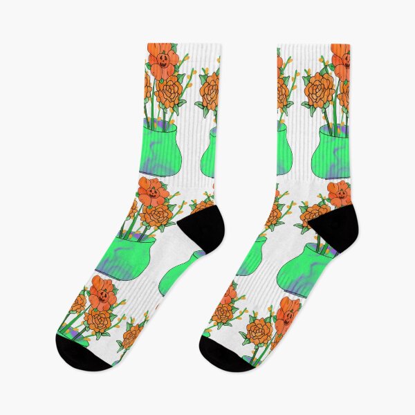 Item preview, Pumpkin flowers in an vase  designed and sold by Artistkhg.
