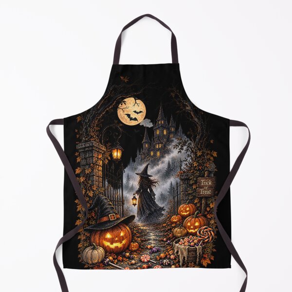 Item preview, Haunted Halloween Witch Castle designed and sold by NucciCollective.