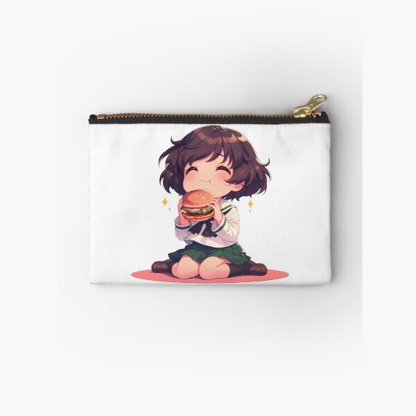 Item preview, Yukari Akiyama Girls und Panzer Chibi Burger Kawaii Smile designed and sold by Dashsopaner.