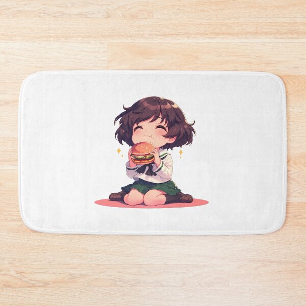 Item preview, Yukari Akiyama Girls und Panzer Chibi Burger Kawaii Smile designed and sold by Dashsopaner.