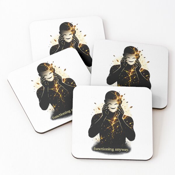Item preview, Functioning Anyway | Behind the Mask designed and sold by Odd Little Things.