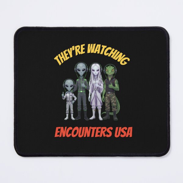Item preview, They’re Watching – Encounters USA designed and sold by Heinessight Merch.